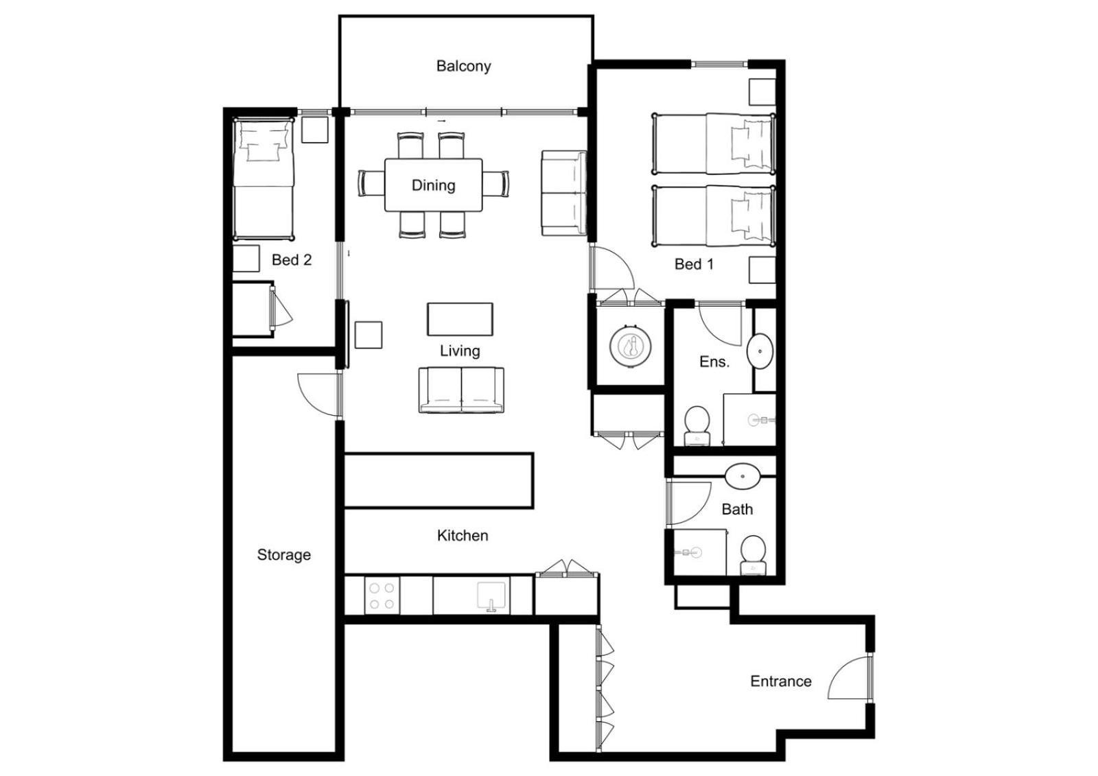 Chalet Apartments - Mt Buller Apartment Rentals Mount Buller Room photo